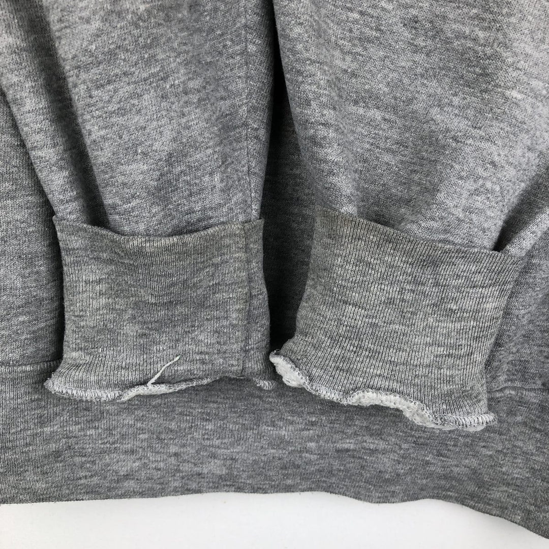 90'S MEDALLION Triple Print College Sweatshirt, Made in USA, Men's Size L (Equivalent), Vintage cotton gray type Vintage Second Hand