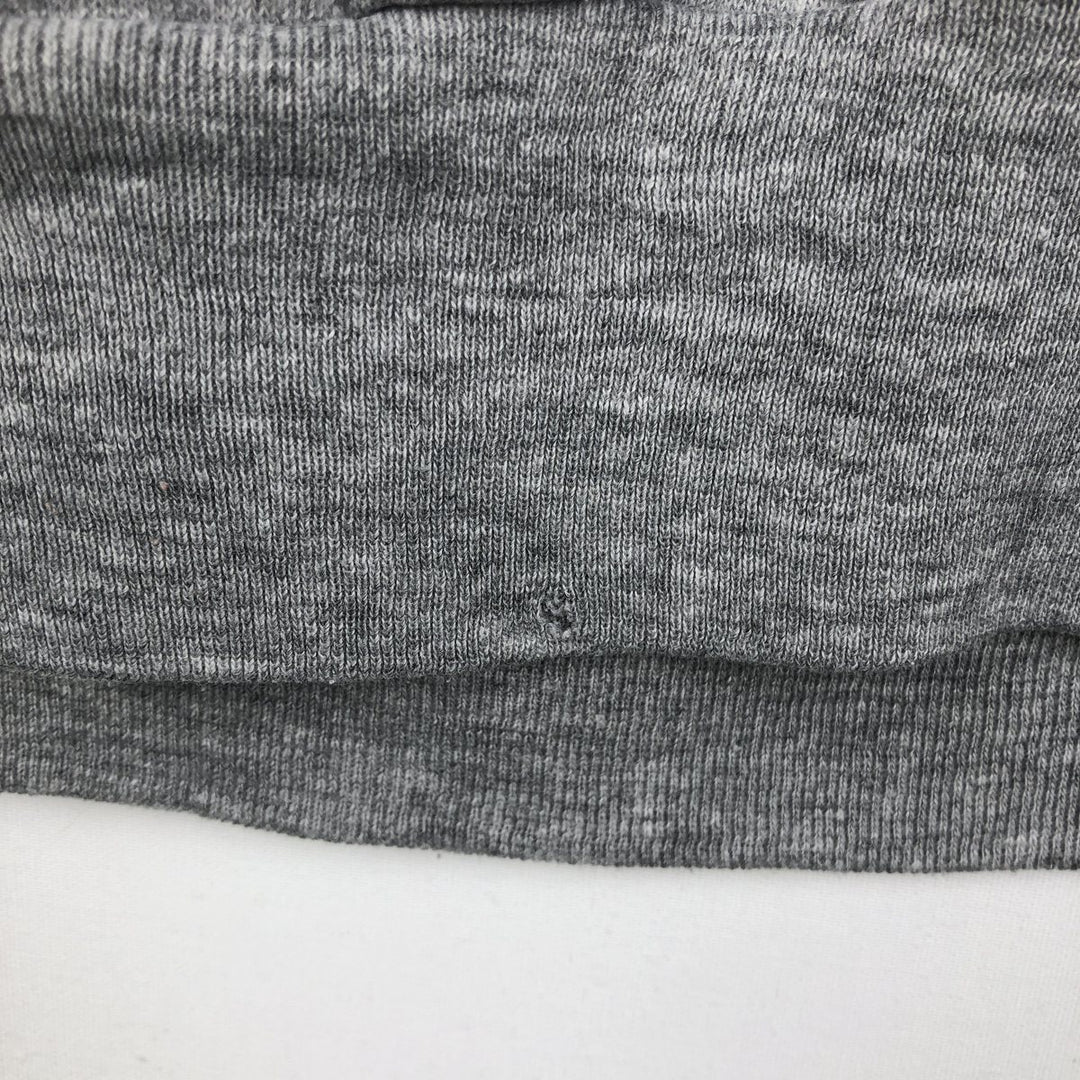 90'S MEDALLION Triple Print College Sweatshirt, Made in USA, Men's Size L (Equivalent), Vintage cotton gray type Vintage Second Hand