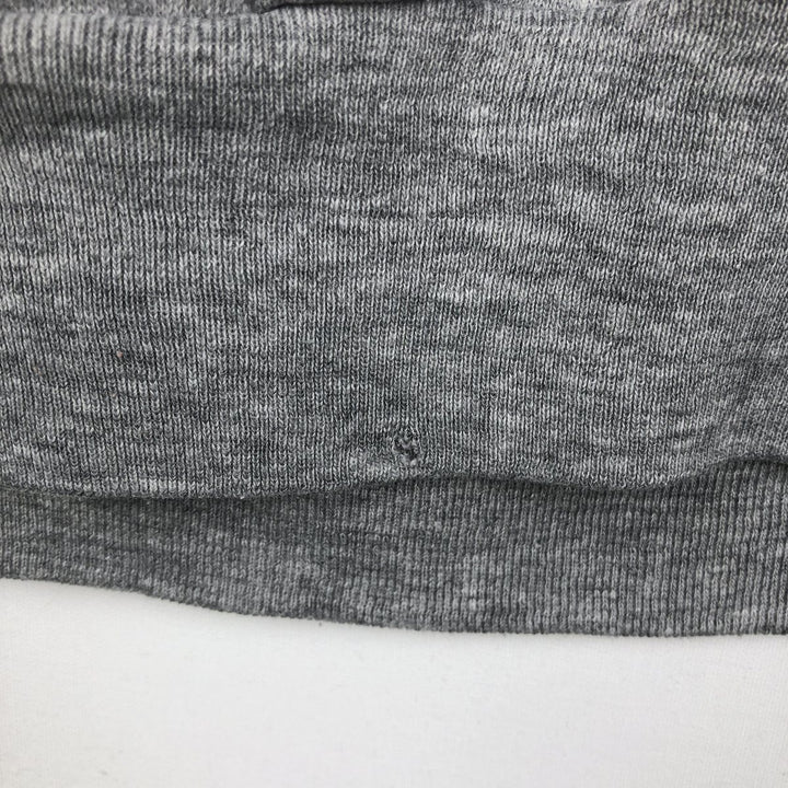 90'S MEDALLION Triple Print College Sweatshirt, Made in USA, Men's Size L (Equivalent), Vintage cotton gray type Vintage Second Hand