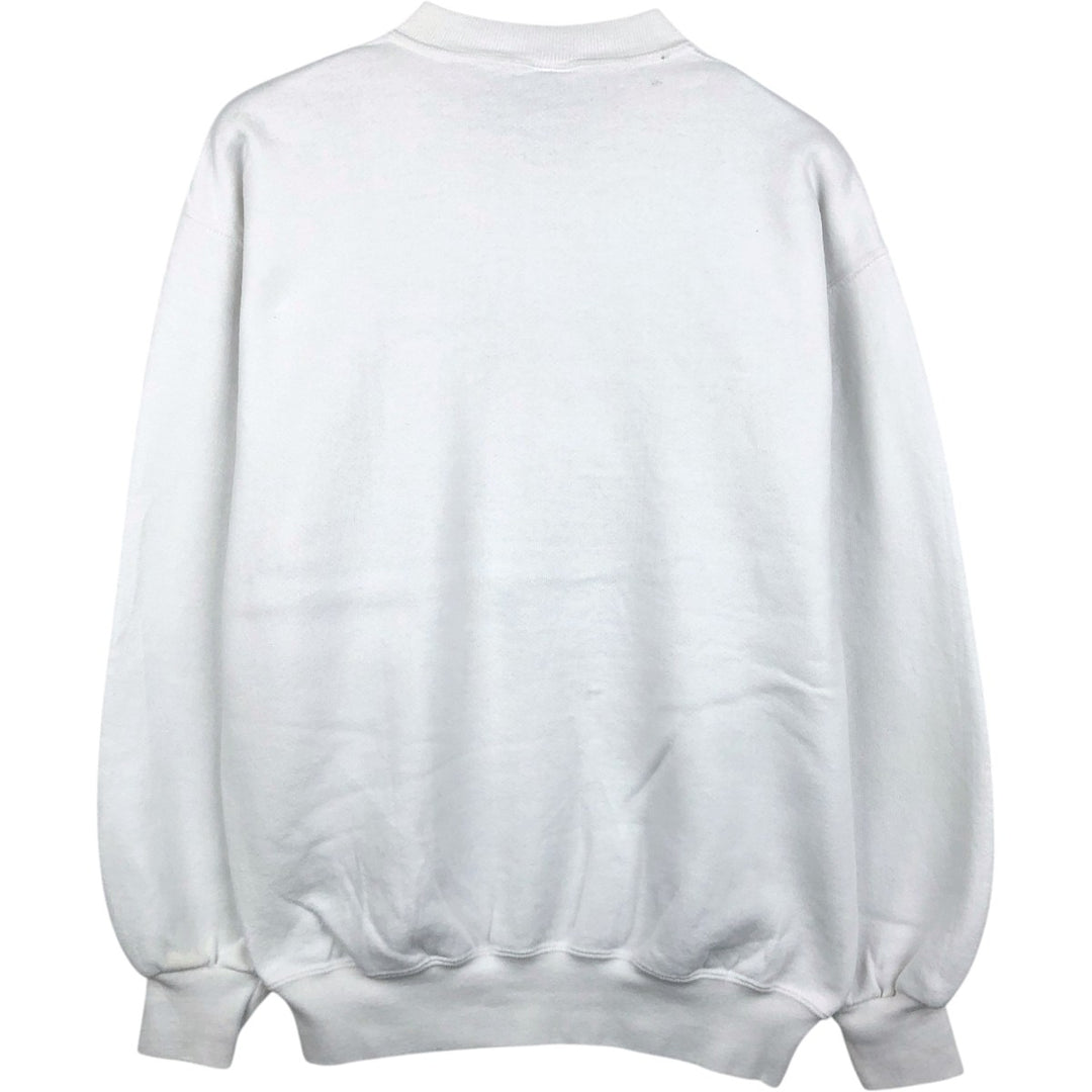 90'S Russell UCLA (University of California, Los Angeles) College Sweatshirt, Made in USA, Men's Size M (approx.) cotton white type Vintage Second Hand
