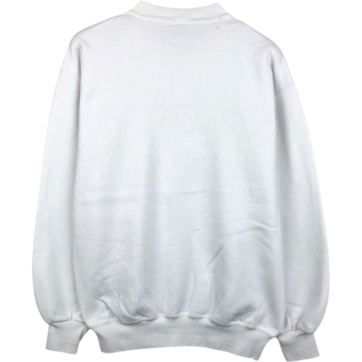 90'S Russell UCLA (University of California, Los Angeles) College Sweatshirt, Made in USA, Men's Size M (approx.) cotton white type Vintage Second Hand
