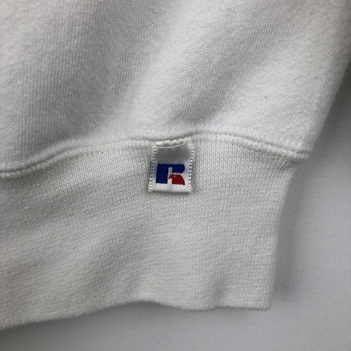 90'S Russell UCLA (University of California, Los Angeles) College Sweatshirt, Made in USA, Men's Size M (approx.) cotton white type Vintage Second Hand