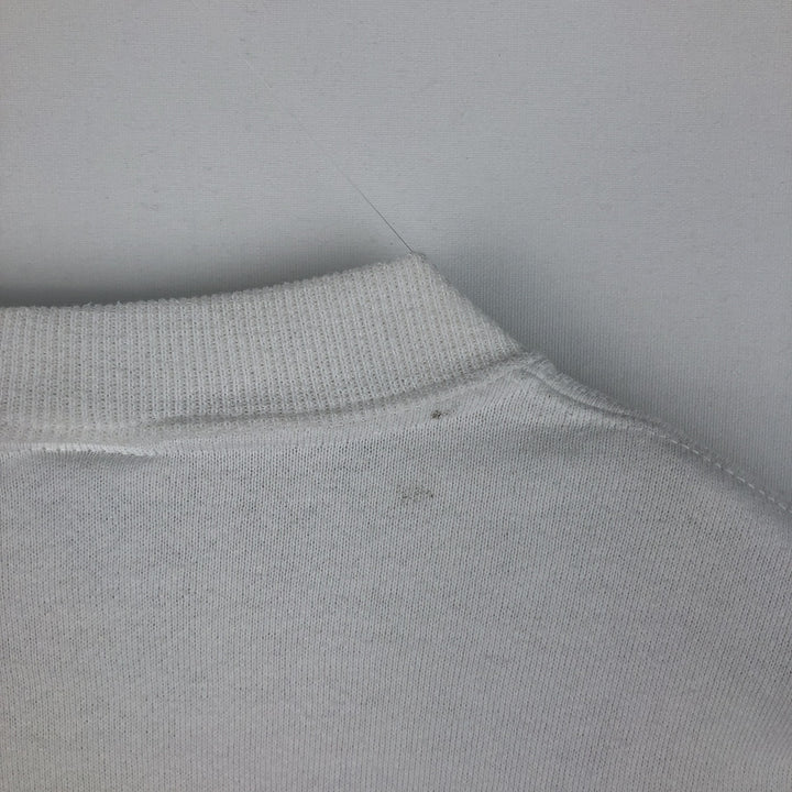 90'S Russell UCLA (University of California, Los Angeles) College Sweatshirt, Made in USA, Men's Size M (approx.) cotton white type Vintage Second Hand