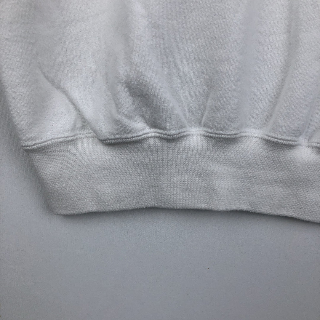 90'S Russell UCLA (University of California, Los Angeles) College Sweatshirt, Made in USA, Men's Size M (approx.) cotton white type Vintage Second Hand