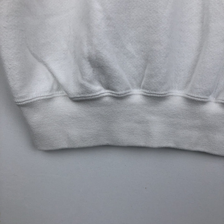 90'S Russell UCLA (University of California, Los Angeles) College Sweatshirt, Made in USA, Men's Size M (approx.) cotton white type Vintage Second Hand