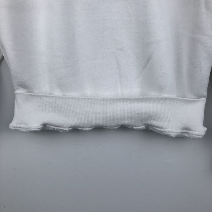90'S Russell UCLA (University of California, Los Angeles) College Sweatshirt, Made in USA, Men's Size M (approx.) cotton white type Vintage Second Hand