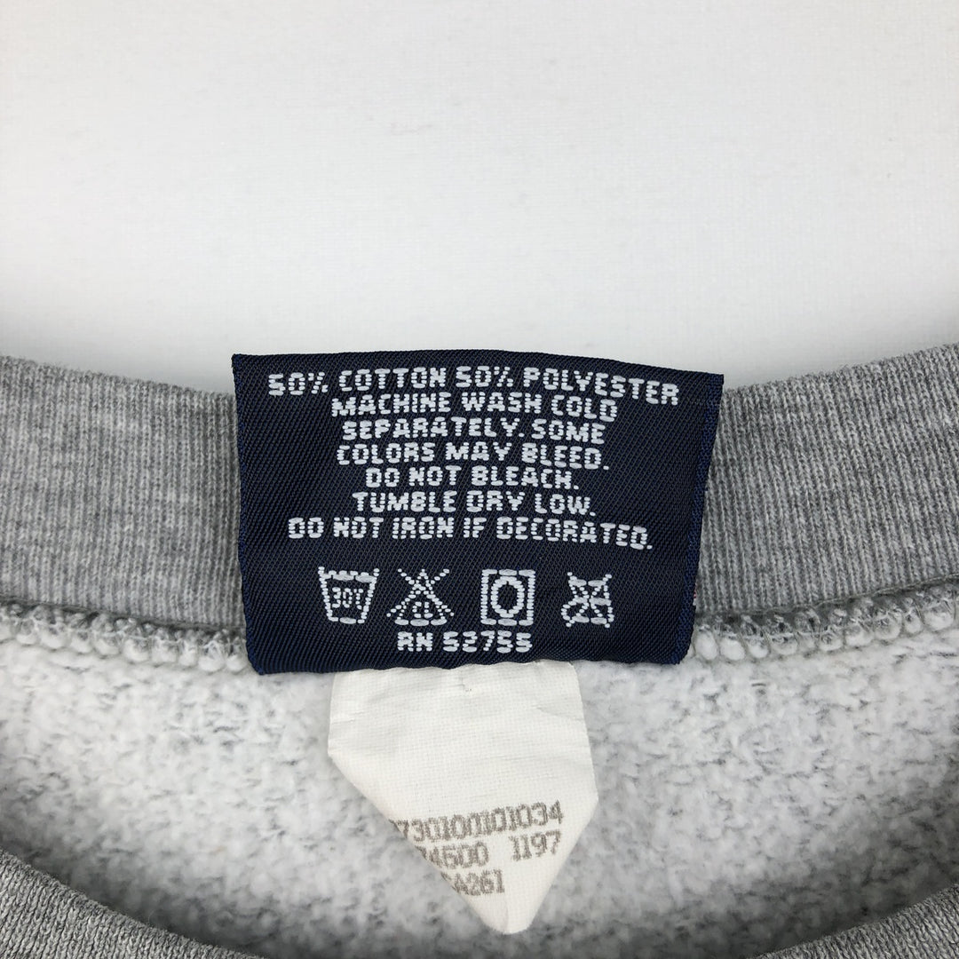 90'S Jansport College Sweatshirt, Made in USA, Men's M, Vintage cotton gray type Vintage Second Hand