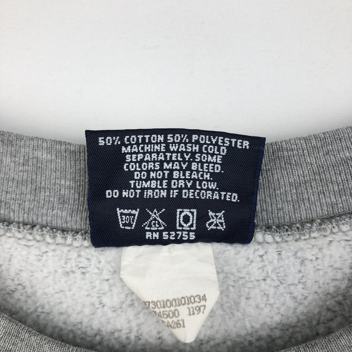 90'S Jansport College Sweatshirt, Made in USA, Men's M, Vintage cotton gray type Vintage Second Hand