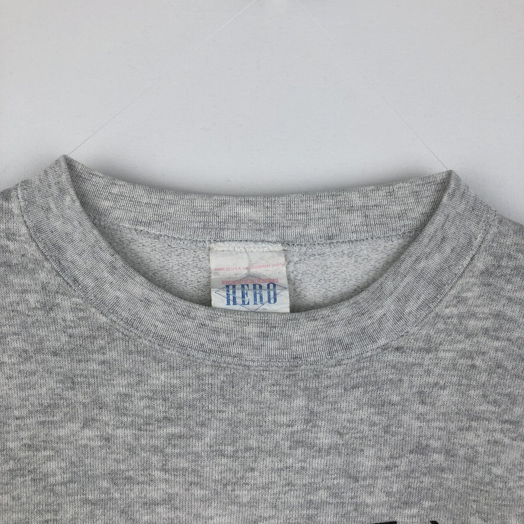 90'S Saturday's Hero Minnesota University of Minnesota College Sweatshirt, Made in USA, Men's XL equivalent, Vintage cotton gray type Vintage Second Hand