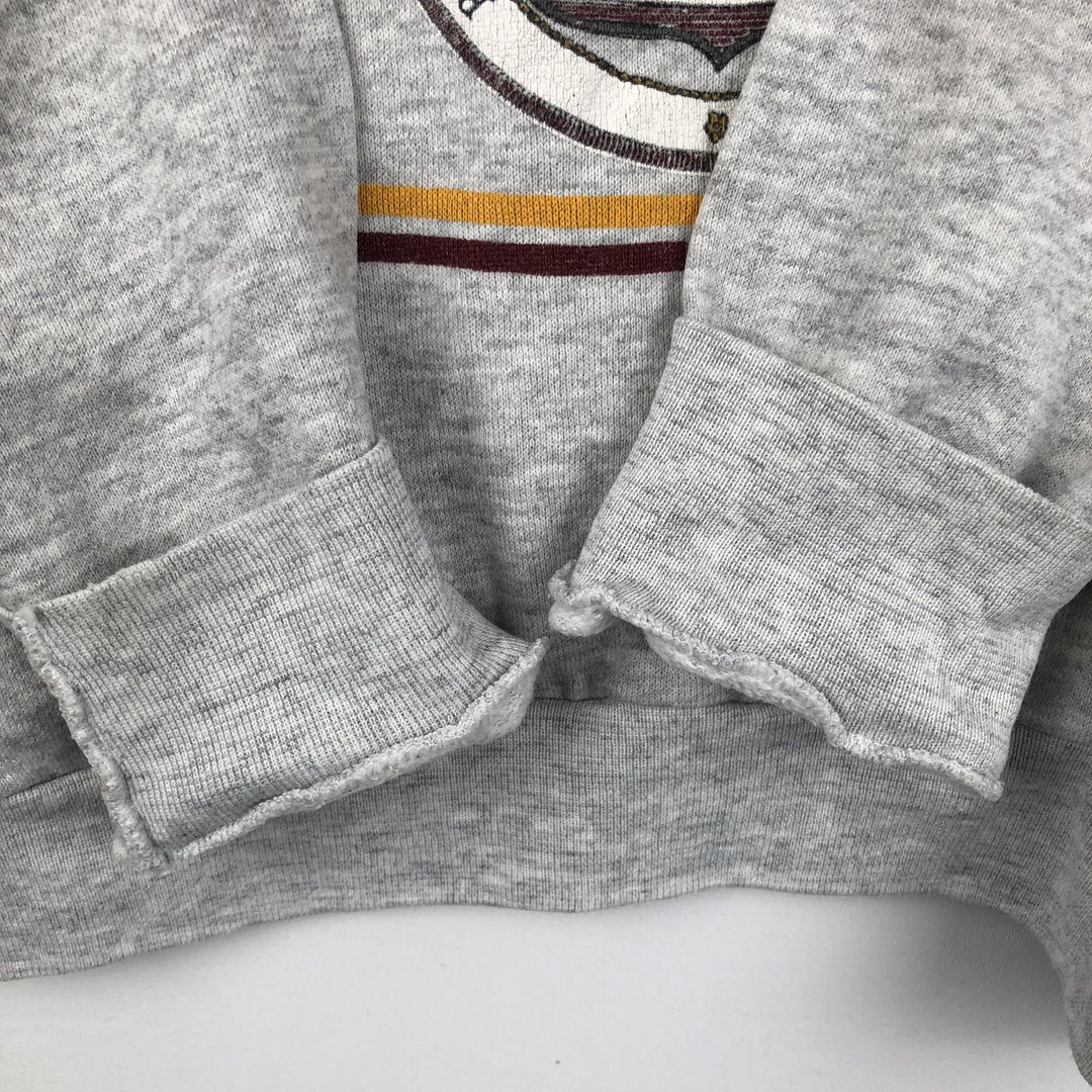 90'S Saturday's Hero Minnesota University of Minnesota College Sweatshirt, Made in USA, Men's XL equivalent, Vintage cotton gray type Vintage Second Hand