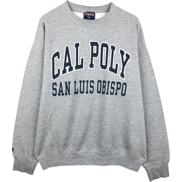 Vintage 90'S Jansport college sweatshirt, made in the USA, size L, men's cotton gray type Vintage Second Hand