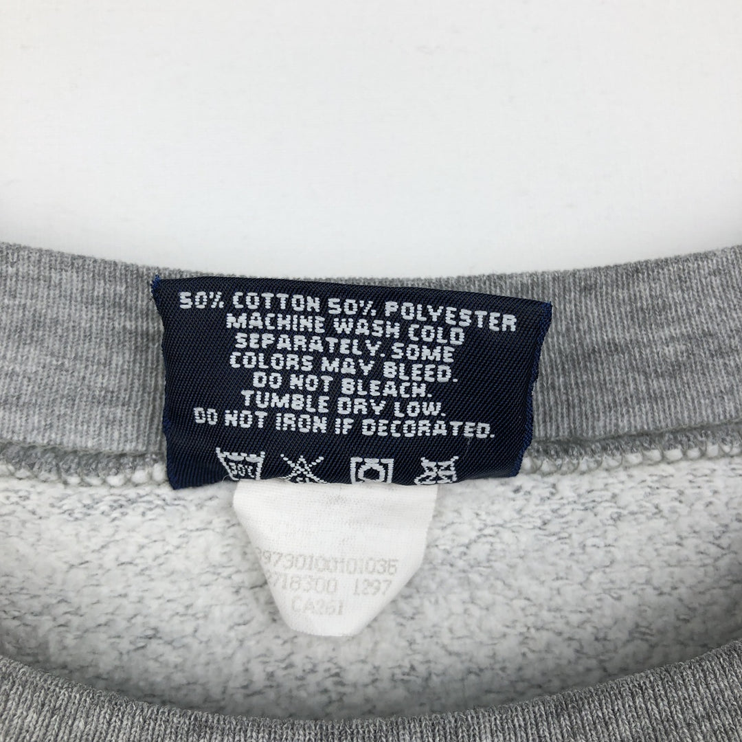 Vintage 90'S Jansport college sweatshirt, made in the USA, size L, men's cotton gray type Vintage Second Hand