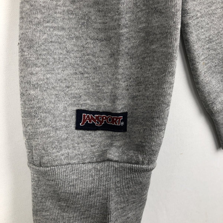 Vintage 90'S Jansport college sweatshirt, made in the USA, size L, men's cotton gray type Vintage Second Hand