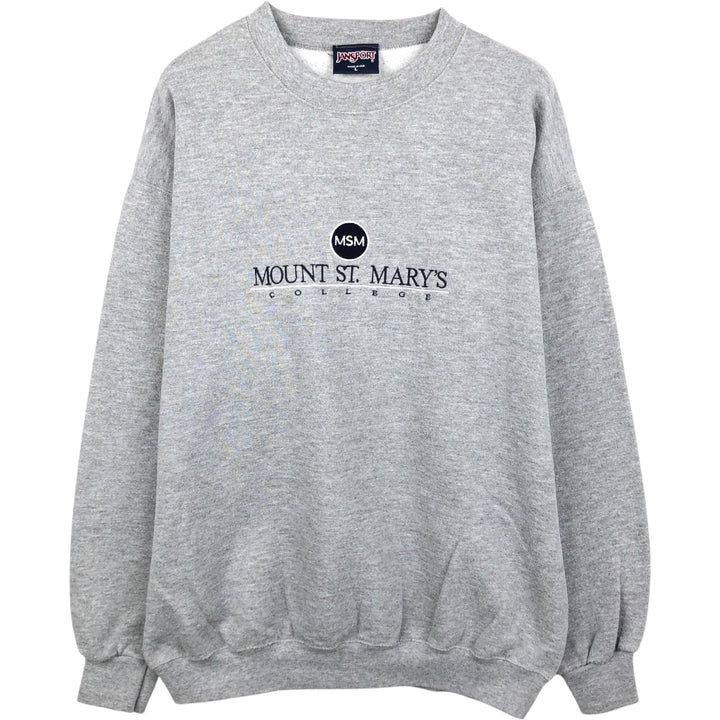 Vintage 90'S Jansport college sweatshirt, made in the USA, size L, men's cotton gray type Vintage Second Hand