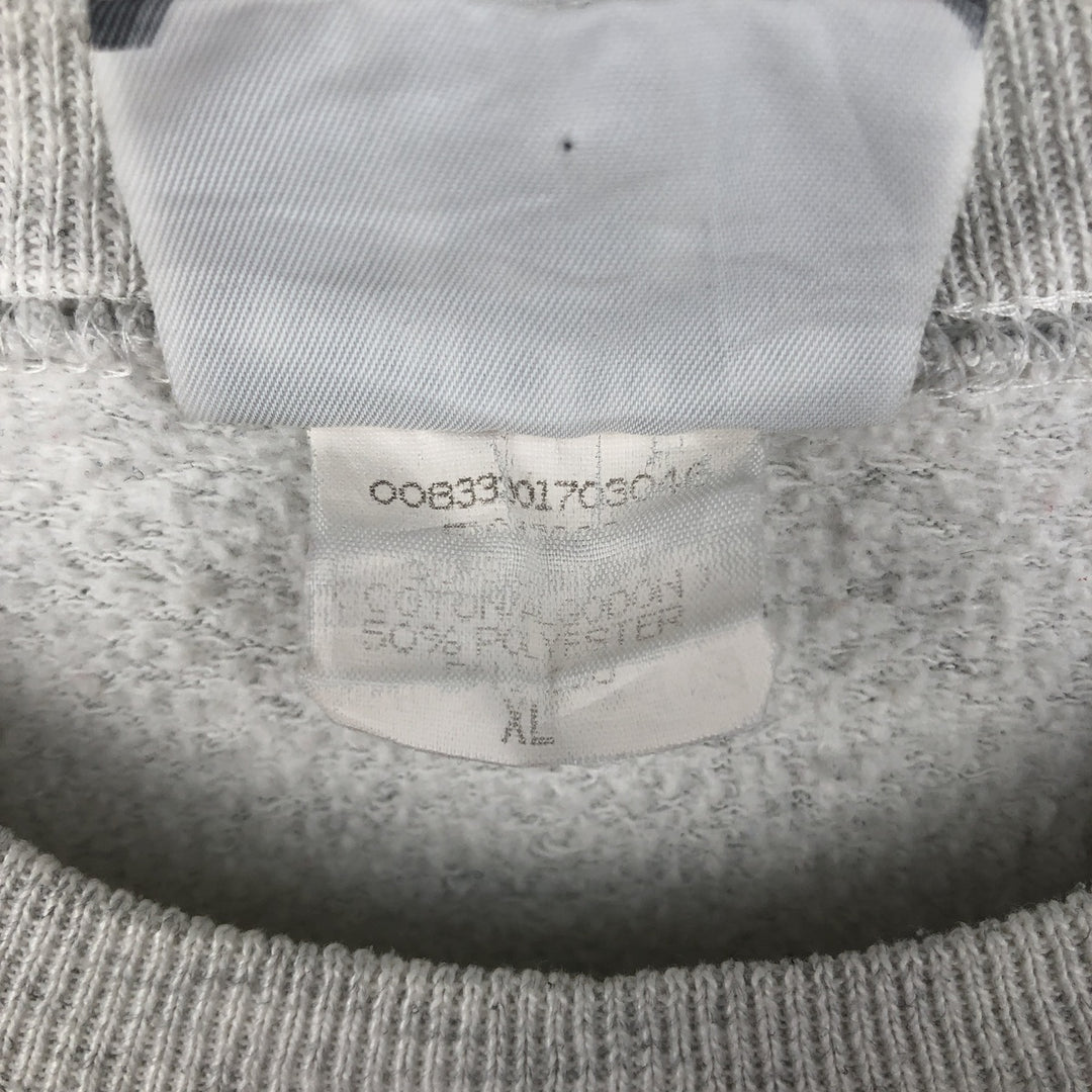 Vintage 90'S Lee printed sweatshirt, made in the USA, men's size XL cotton gray type Vintage Second Hand