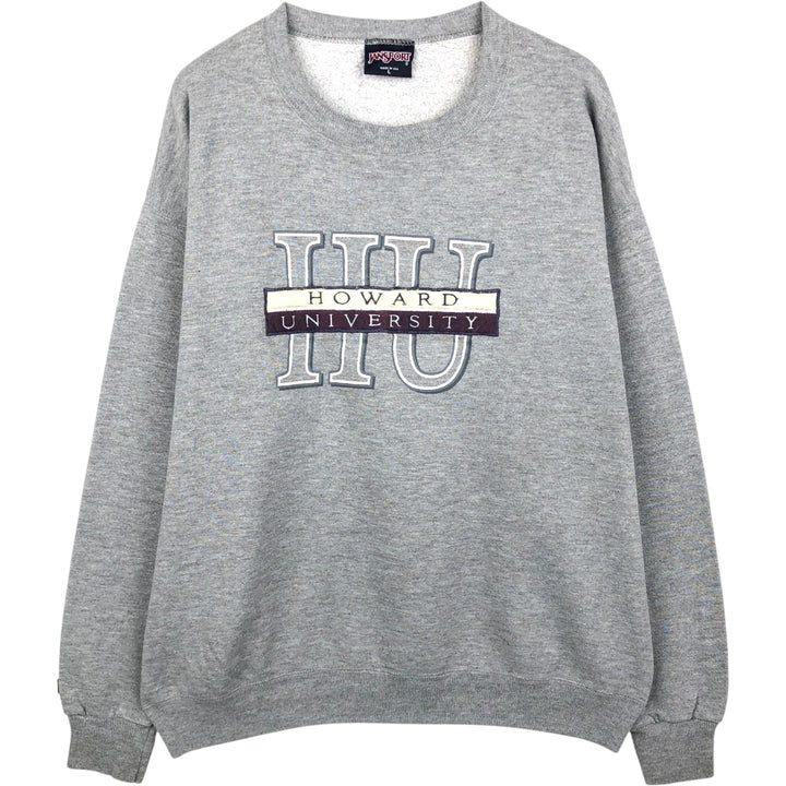 Vintage 90'S Jansport college sweatshirt, made in the USA, size L, men's cotton gray type Vintage Second Hand