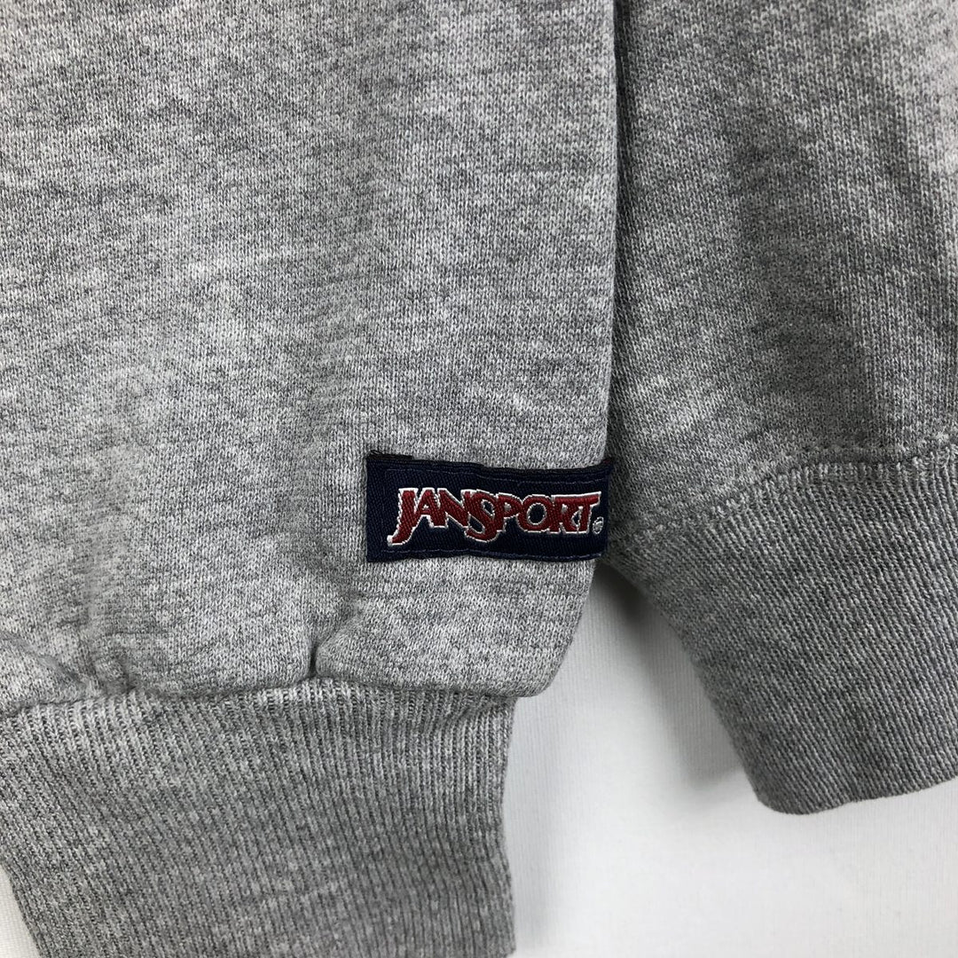 Vintage 90'S Jansport college sweatshirt, made in the USA, size L, men's cotton gray type Vintage Second Hand