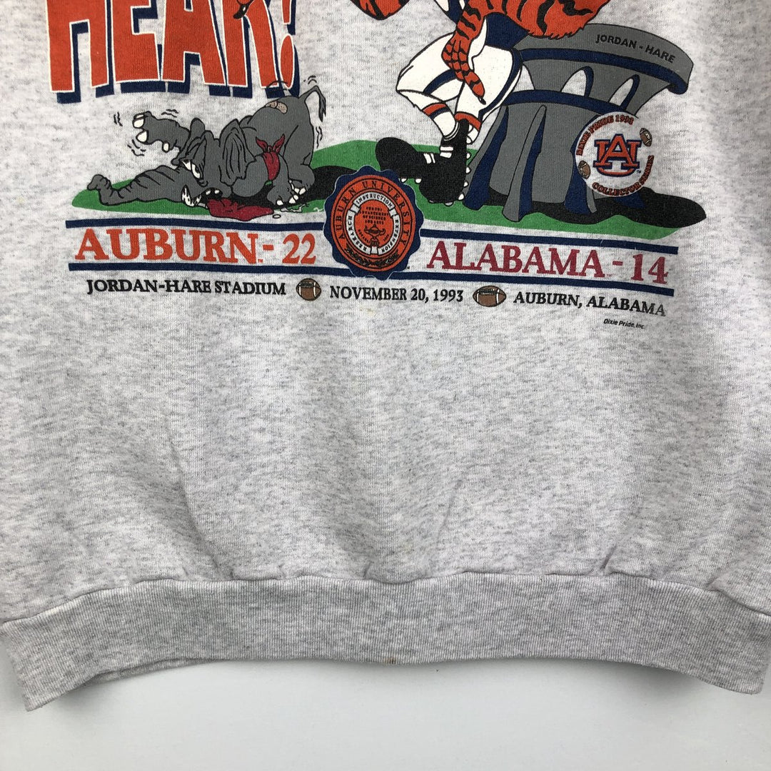 90'S Tee Jays College Character Sweatshirt, Made in USA, Men's XL equivalent, Vintage polyester gray type Vintage Second Hand
