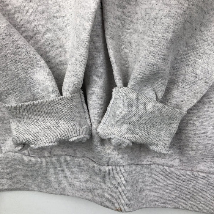 90'S Tee Jays College Character Sweatshirt, Made in USA, Men's XL equivalent, Vintage polyester gray type Vintage Second Hand