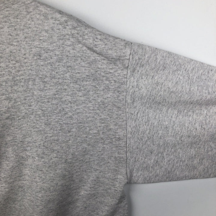 90'S Tee Jays College Character Sweatshirt, Made in USA, Men's XL equivalent, Vintage polyester gray type Vintage Second Hand