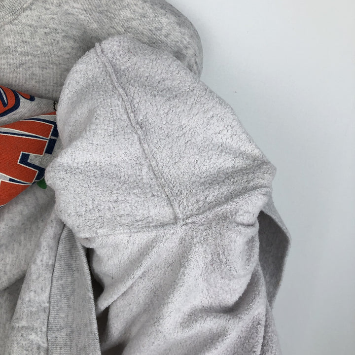 90'S Tee Jays College Character Sweatshirt, Made in USA, Men's XL equivalent, Vintage polyester gray type Vintage Second Hand