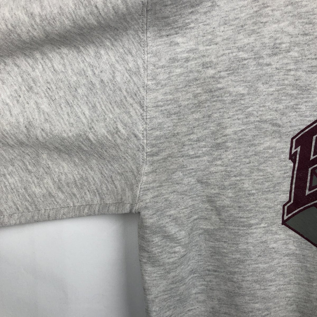 90'S Russell College Character Sweatshirt, Made in USA, Men's Size L, Vintage cotton gray type Vintage Second Hand
