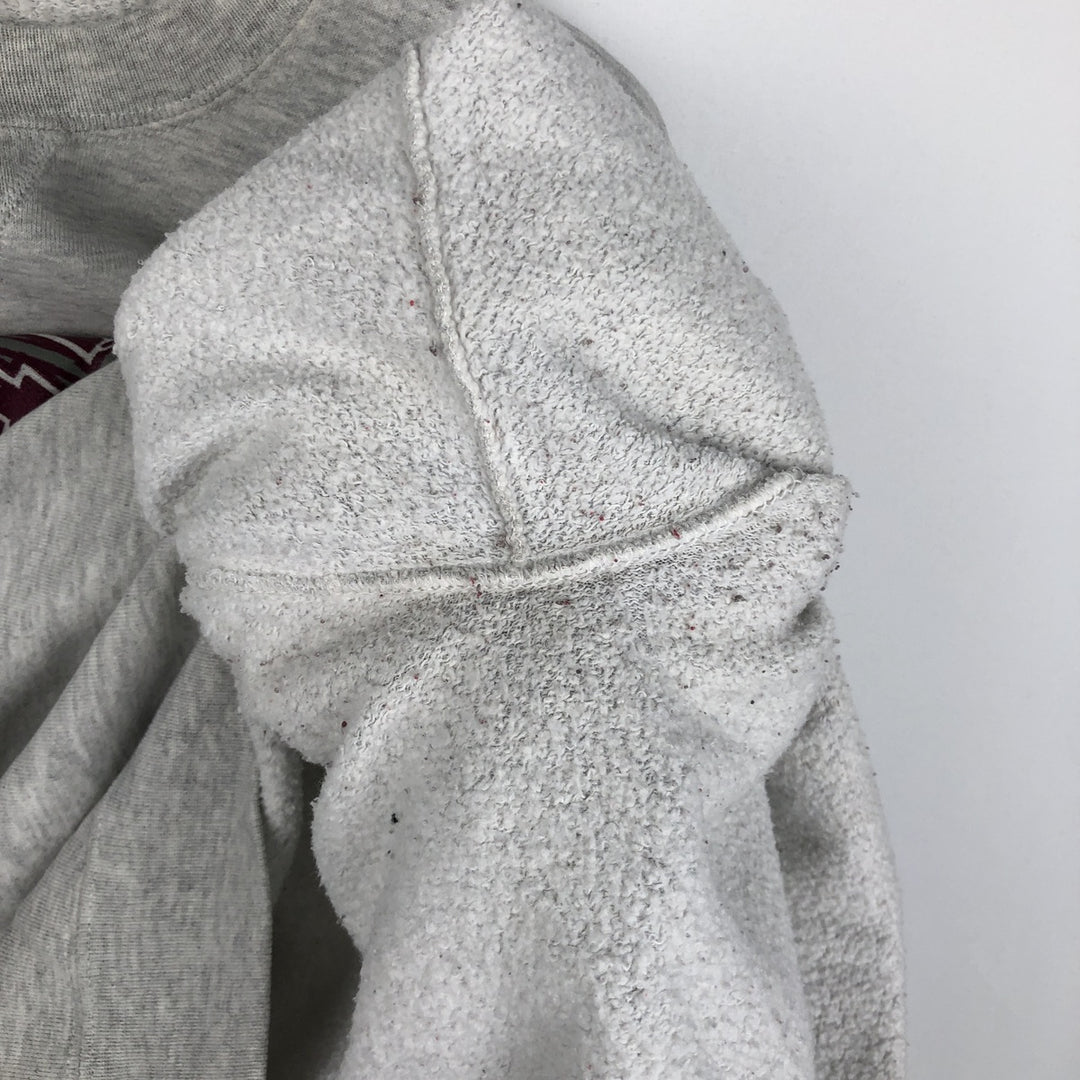 90'S Russell College Character Sweatshirt, Made in USA, Men's Size L, Vintage cotton gray type Vintage Second Hand