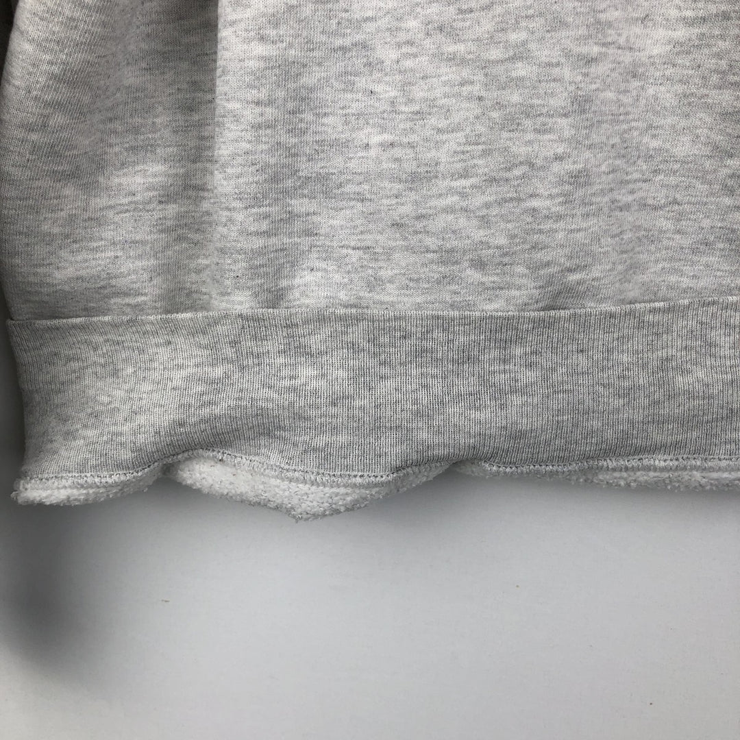 90'S Russell College Character Sweatshirt, Made in USA, Men's Size L, Vintage cotton gray type Vintage Second Hand