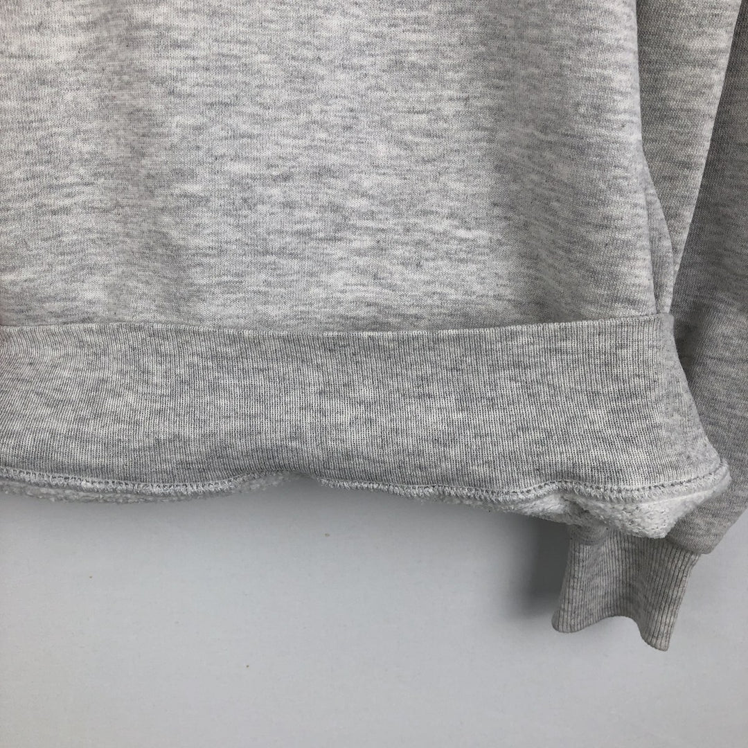 90'S Russell College Character Sweatshirt, Made in USA, Men's Size L, Vintage cotton gray type Vintage Second Hand