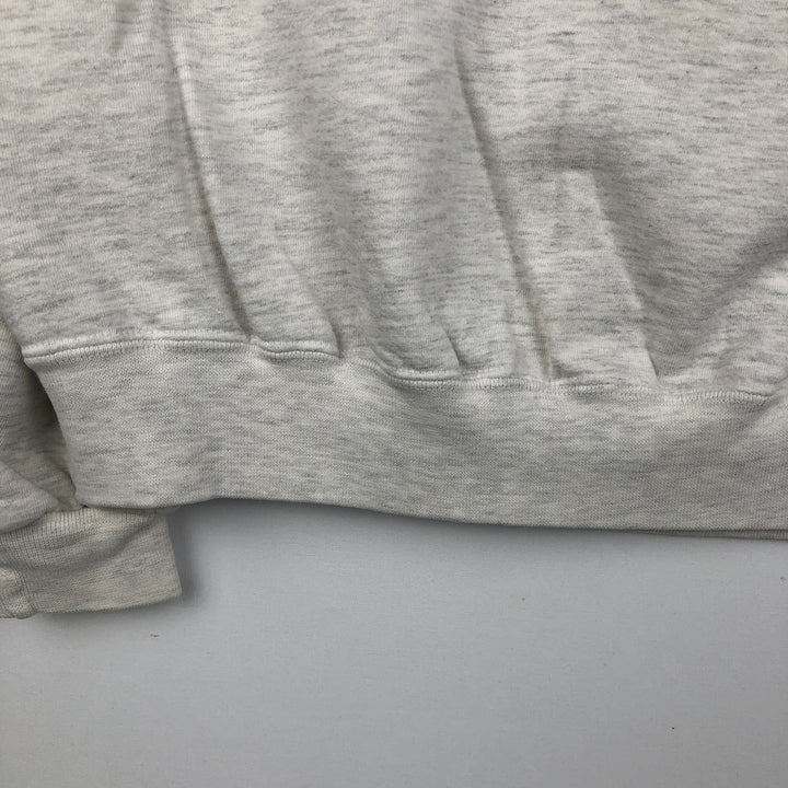 80s-90'S Jerzees College Sweatshirt, Made in USA, Men's Size L, Vintage cotton gray type Vintage Second Hand