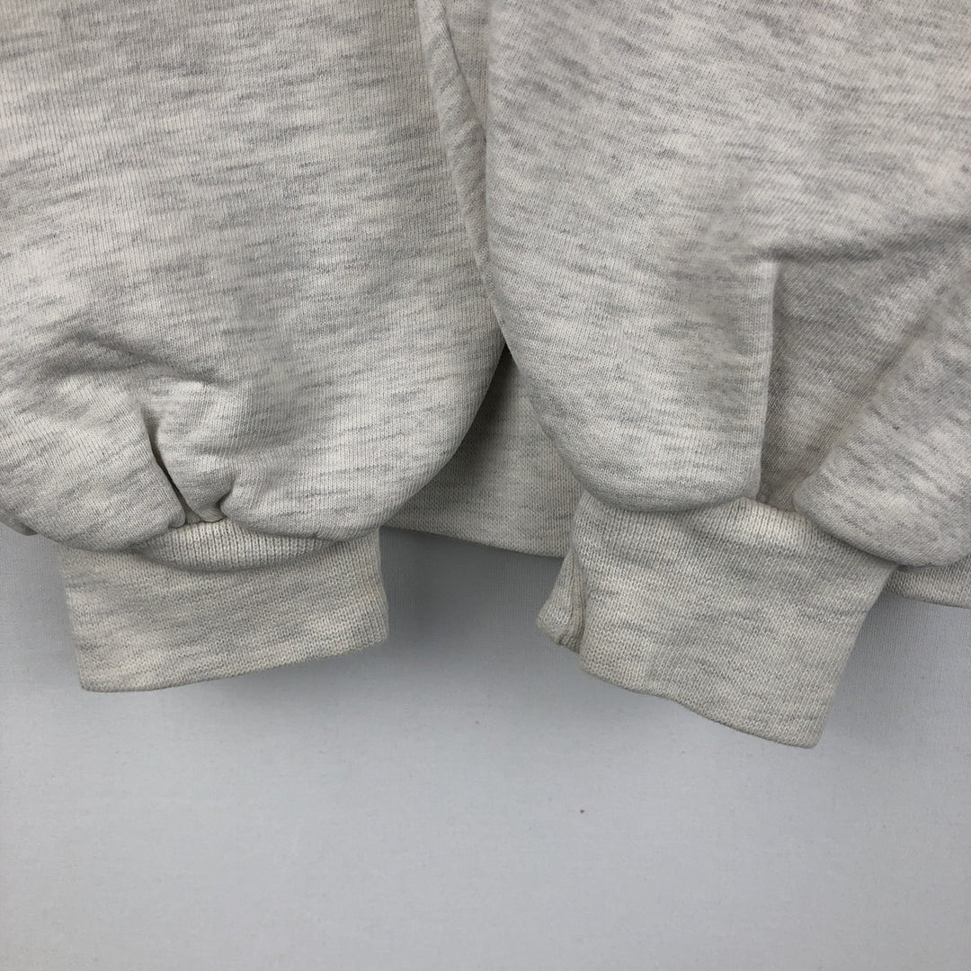 80s-90'S Jerzees College Sweatshirt, Made in USA, Men's Size L, Vintage cotton gray type Vintage Second Hand