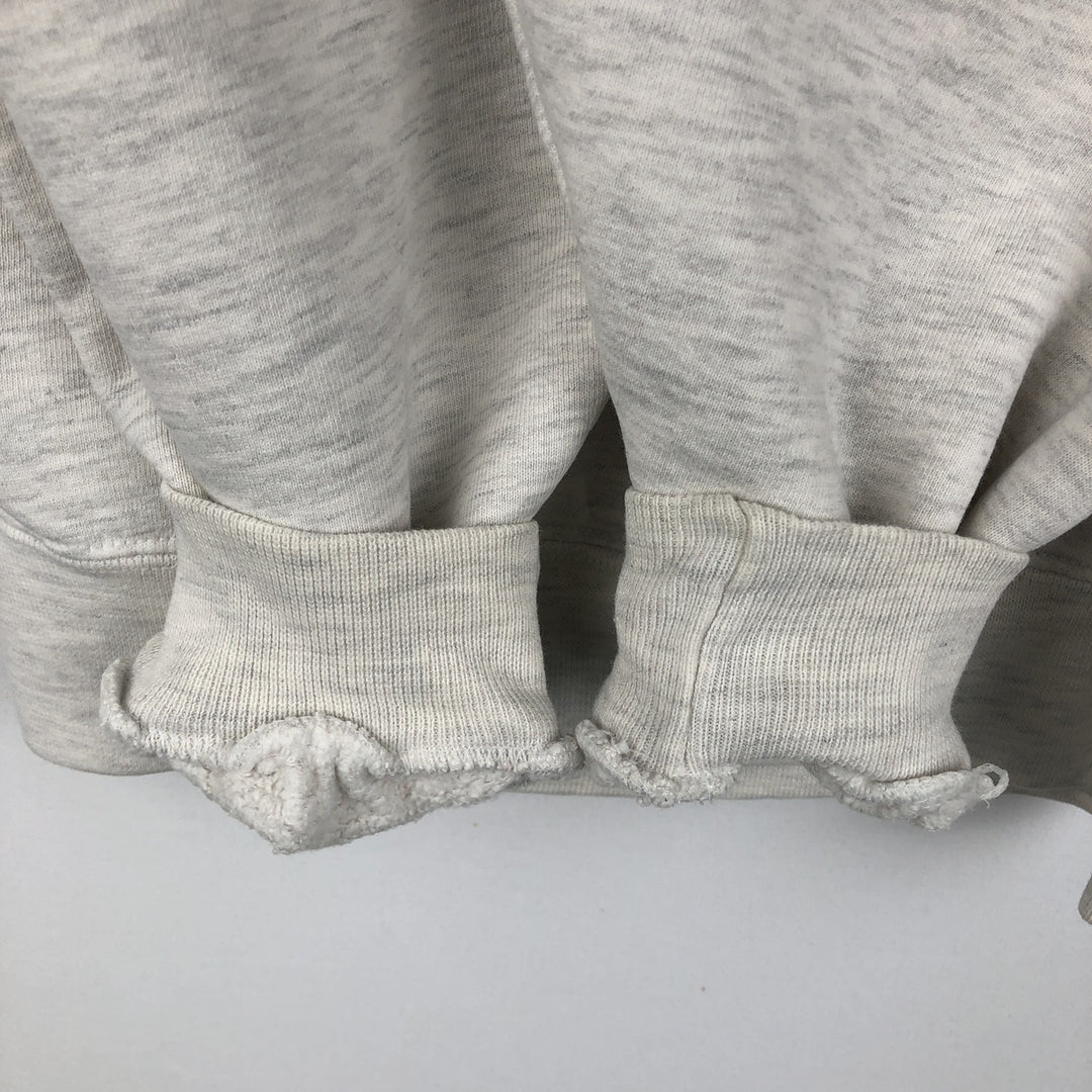 80s-90'S Jerzees College Sweatshirt, Made in USA, Men's Size L, Vintage cotton gray type Vintage Second Hand