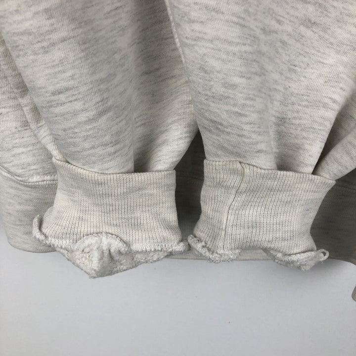 80s-90'S Jerzees College Sweatshirt, Made in USA, Men's Size L, Vintage cotton gray type Vintage Second Hand