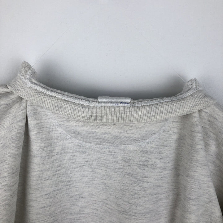80s-90'S Jerzees College Sweatshirt, Made in USA, Men's Size L, Vintage cotton gray type Vintage Second Hand