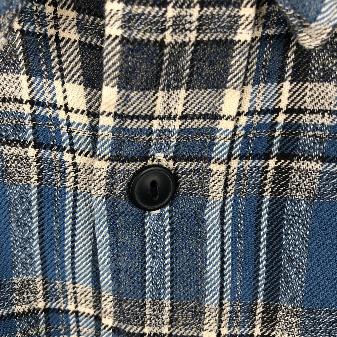 Ralph Lauren POLO by Ralph Lauren Long Sleeve Light Nell Check Shirt, Men's Size S cotton blue type Vintage Second Hand