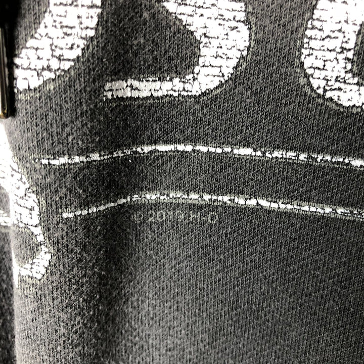 Harley-Davidson Skull Pattern Advertising Sweatshirt Pullover Hoodie, Men's Size XL (approx.) cotton Charcoal Vintage Second Hand
