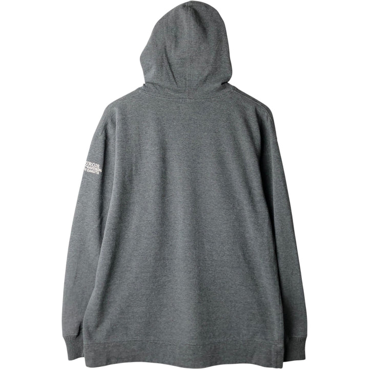 Harley-Davidson Advertising Pullover Hoodie, Men's Size L cotton Charcoal Vintage Second Hand