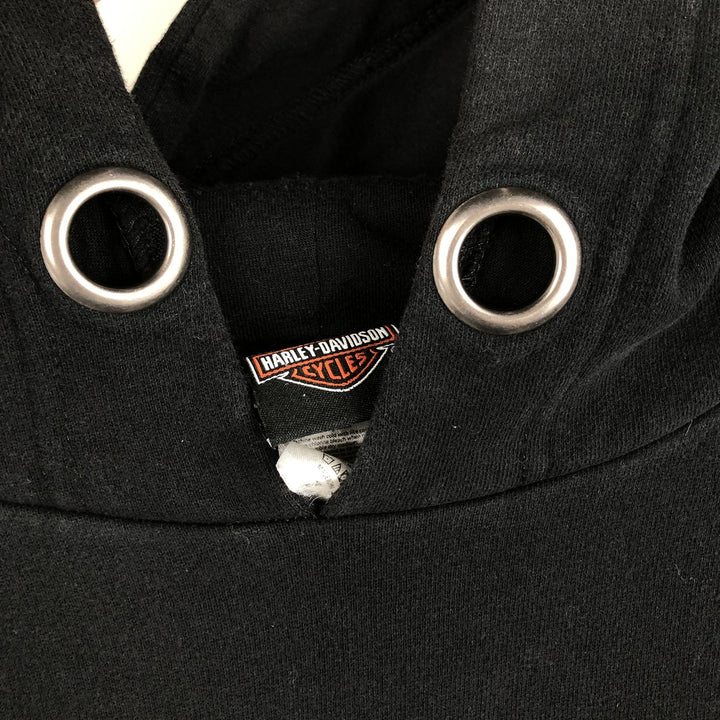 Harley-Davidson Advertising Pullover Hoodie, Men's XXL cotton black type Vintage Second Hand