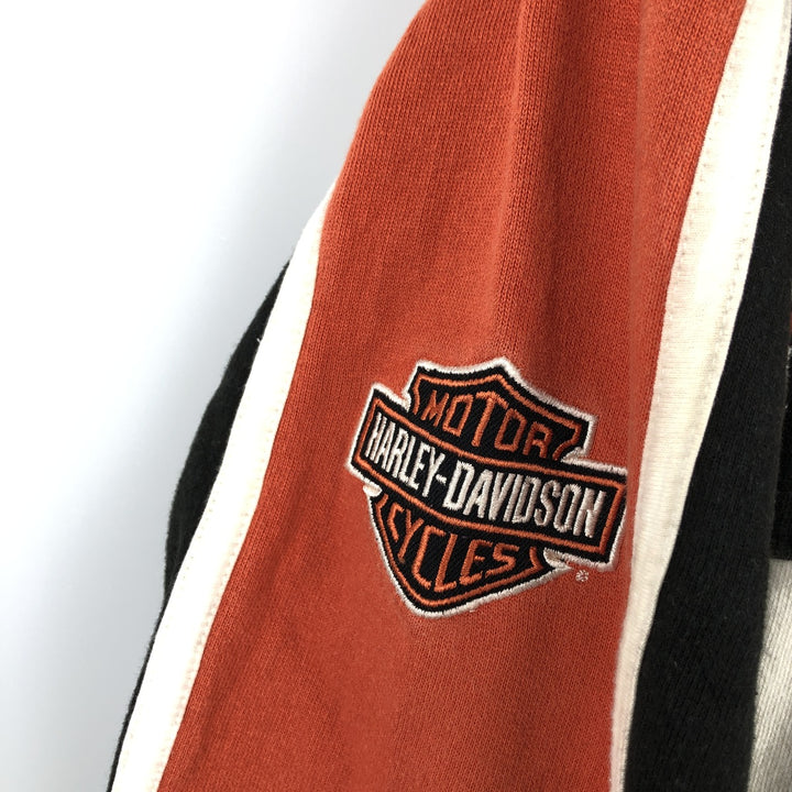 Harley-Davidson Stars and Stripes Advertising Sweatshirt Pullover Hoodie, Men's Size S (approx.) cotton black type Vintage Second Hand