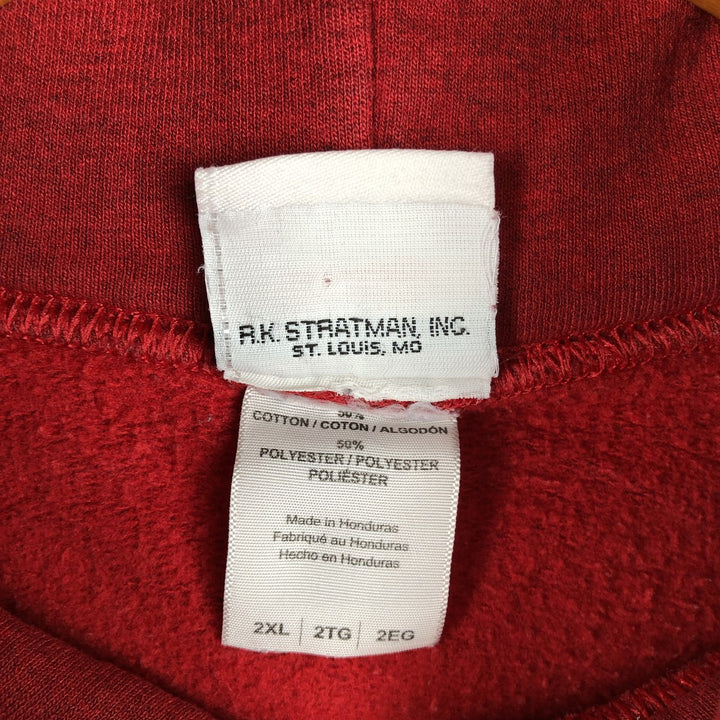Harley-Davidson Advertising Pullover Hoodie, Men's XXL cotton red type Vintage Second Hand
