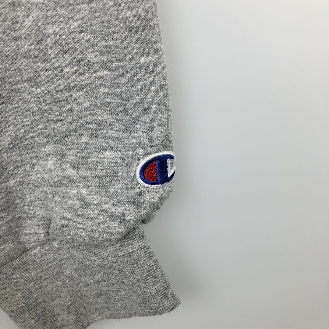 Champion ECO FLEECE 3-Piece Print College Sweatshirt (Men's Size L) unclear gray type Vintage Second Hand