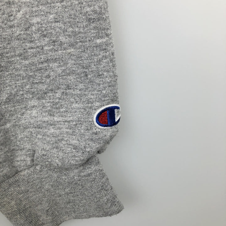 Champion ECO FLEECE 3-Piece Print College Sweatshirt (Men's Size L) unclear gray type Vintage Second Hand