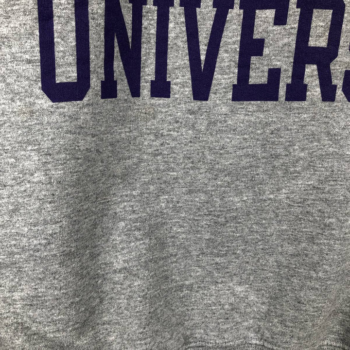 Champion ECO FLEECE 3-Piece Print College Sweatshirt (Men's Size L) unclear gray type Vintage Second Hand