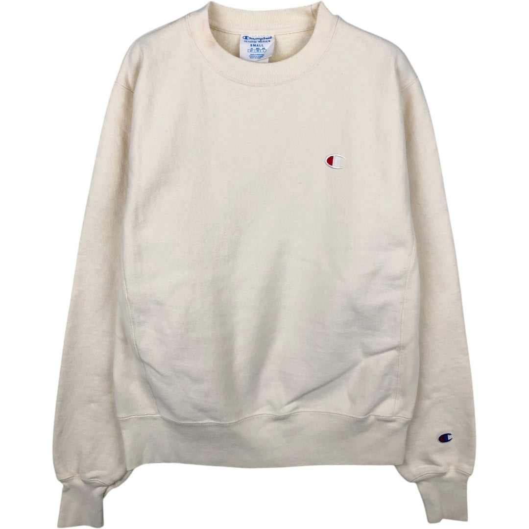 Champion REVERSE WEAVE Reverse Weave One Point Logo Sweatshirt Trainer Men's S cotton unbleached Vintage Second Hand