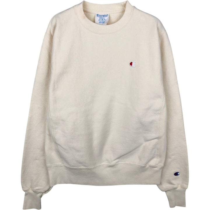 Champion REVERSE WEAVE Reverse Weave One Point Logo Sweatshirt Trainer Men's S cotton unbleached Vintage Second Hand