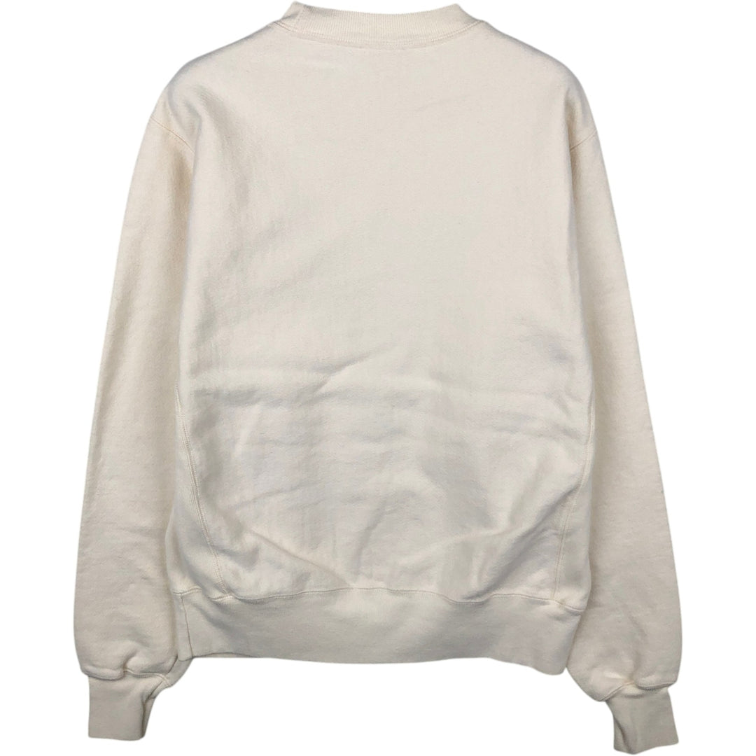 Champion REVERSE WEAVE Reverse Weave One Point Logo Sweatshirt Trainer Men's S cotton unbleached Vintage Second Hand