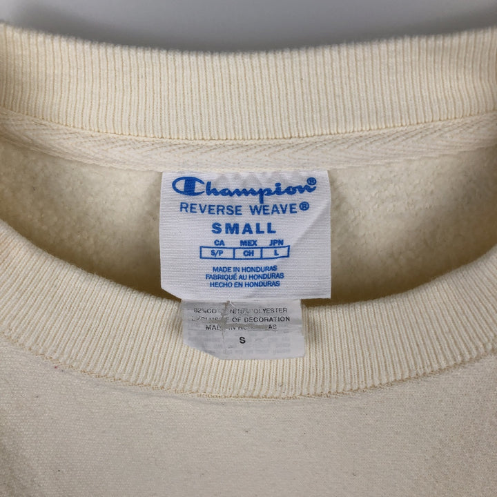 Champion REVERSE WEAVE Reverse Weave One Point Logo Sweatshirt Trainer Men's S cotton unbleached Vintage Second Hand