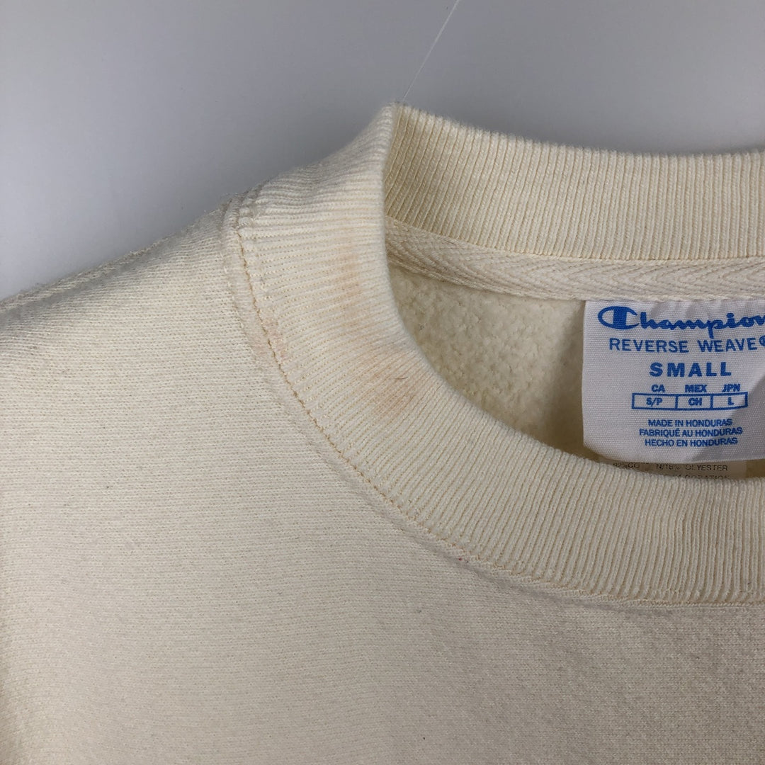 Champion REVERSE WEAVE Reverse Weave One Point Logo Sweatshirt Trainer Men's S cotton unbleached Vintage Second Hand