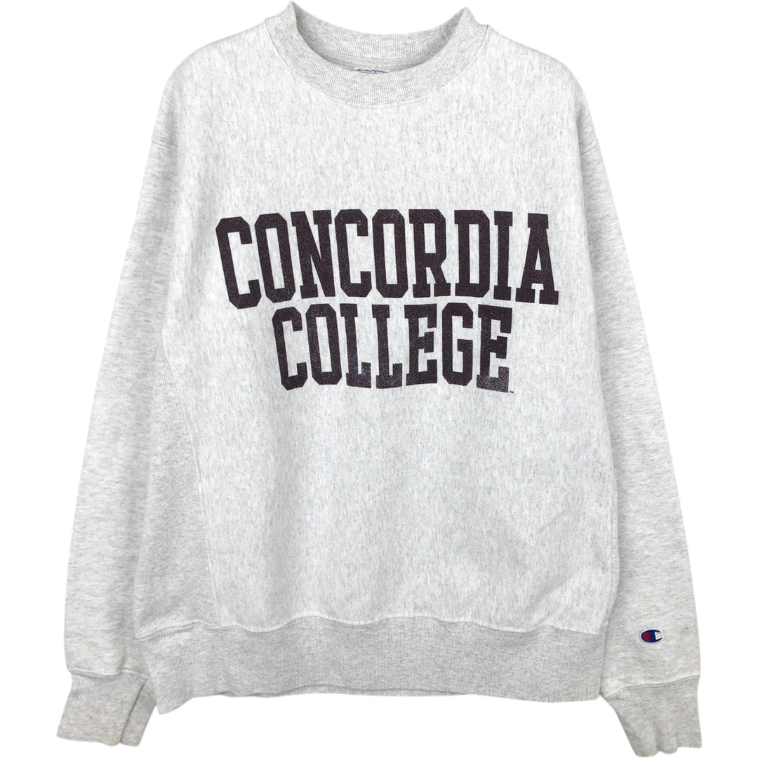 Champion REVERSE WEAVE Reverse Weave College Sweatshirt Trainer Men's M size unclear white type Vintage Second Hand