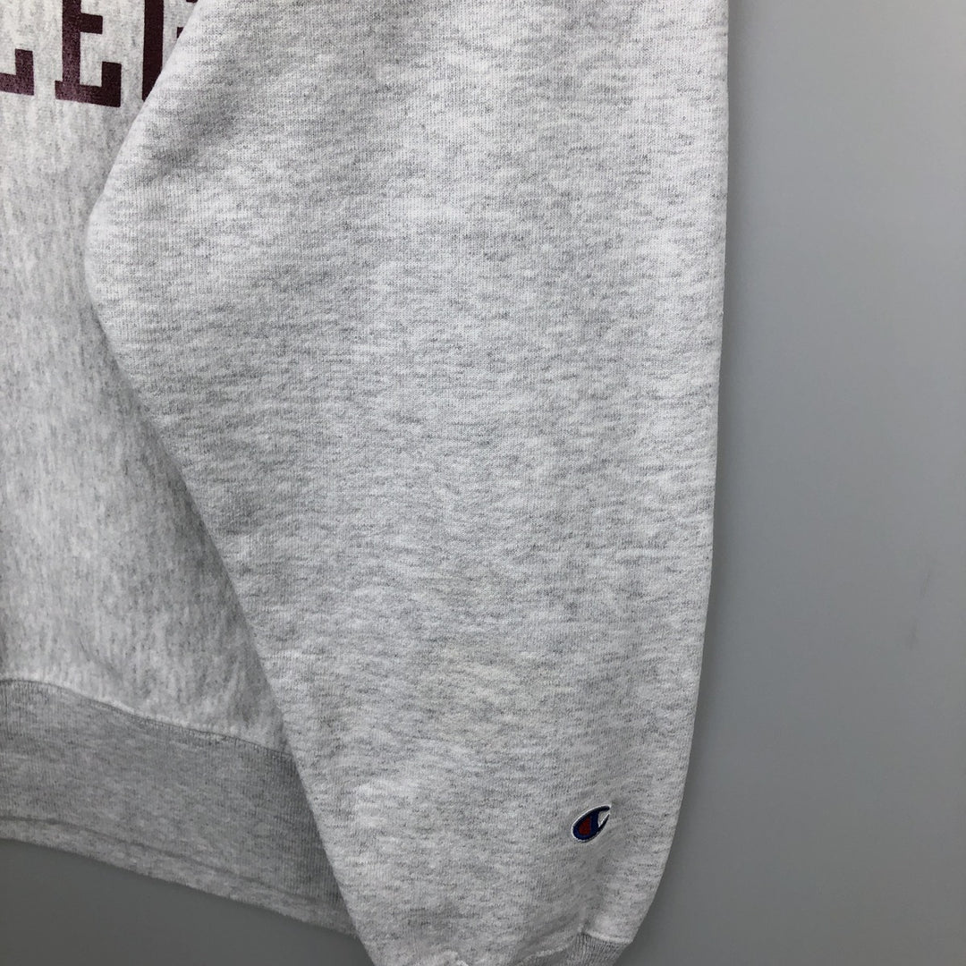 Champion REVERSE WEAVE Reverse Weave College Sweatshirt Trainer Men's XL cotton white type Vintage Second Hand